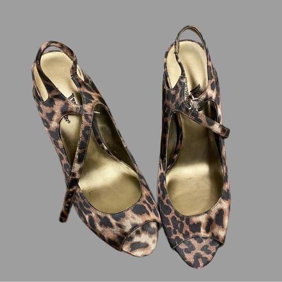WORTHINGTON High Heels Leopard Print - Women's 8.5 - Picture 1 of 5